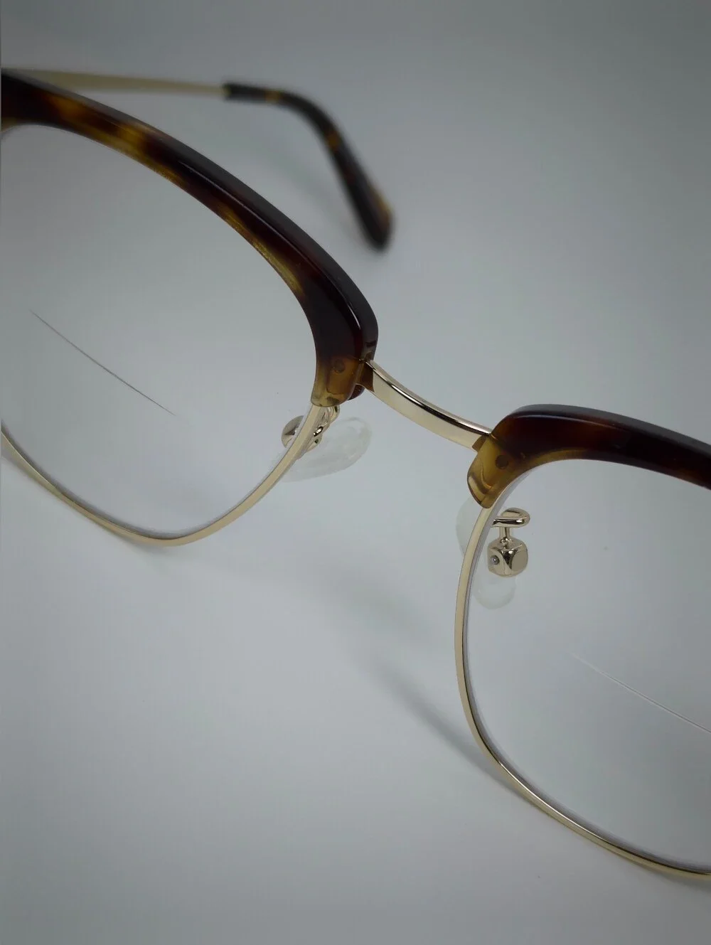 Identity Tortoiseshell Browline.  Eyeglasses. Petite, Well Designed.